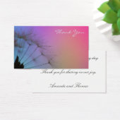 Carte de remerciements macro des horloges Dandelio (Bureau)