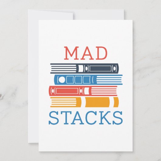 Carte De Remerciements Mad Stacks (Devant)