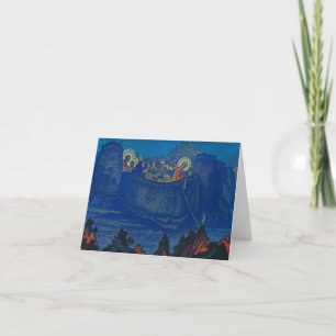 Carte De Remerciements Madonna Laboris par Nicholas Roerich