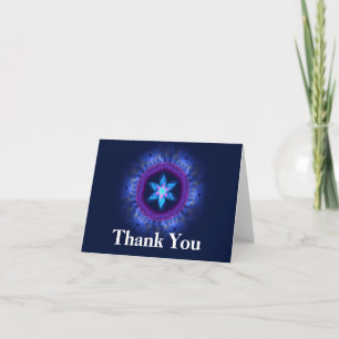 Carte De Remerciements MagenThank Rose-Bleu vous