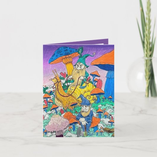 Carte De Remerciements Magic Troll Card (Devant)