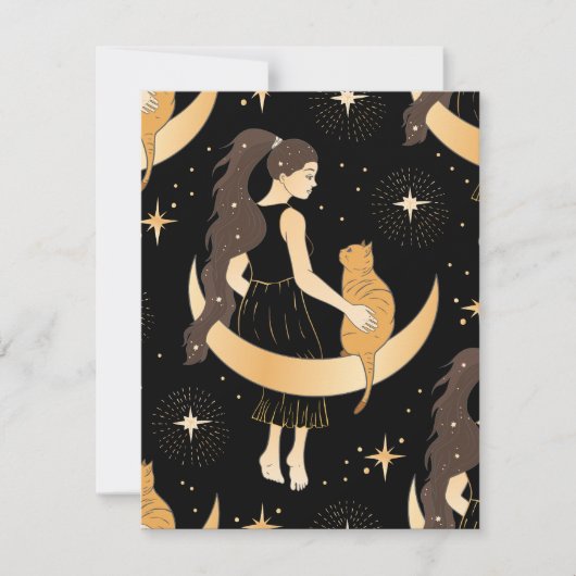 Carte De Remerciements Magie céleste (Devant)