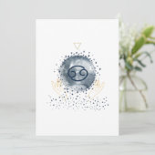 Carte De Remerciements Magie céleste - Cancer (Debout devant)