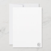 Carte De Remerciements magie de Noël (Dos)