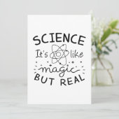 Carte De Remerciements Magie scientifique (Debout devant)