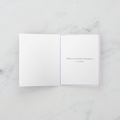 Carte De Remerciements Magnifique bouquet floral aquarelle (Intérieur)