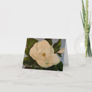 Carte De Remerciements Magnolia Bloom