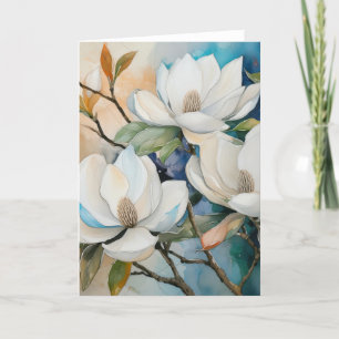 Carte De Remerciements Magnolias