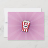 Carte De Remerciements Maïs éclaté de billet de pellicule (Dos)