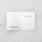 Carte De Remerciements Mais que faire si - Note Card (Intérieur)