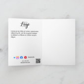 Carte De Remerciements maison + amour = maison immobilier agent maison ou (Intérieur)