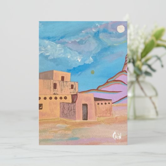 CARTE DE REMERCIEMENTS MAISON R.C. GORMAN (Debout devant)