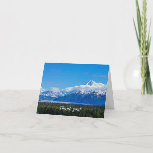 Carte De Remerciements Majestic Mt McKinley