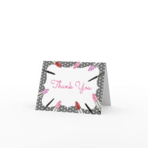 Makeup Thank You Note