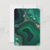 Carte De Remerciements Malachite Cu6CO3(OH)2 (Devant)