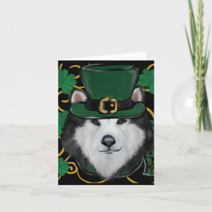 Carte De Remerciements Malamute d'Alaska