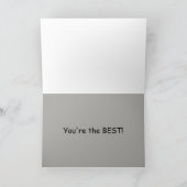 Carte de remerciements maltais - pour n'importe (Intérieur)