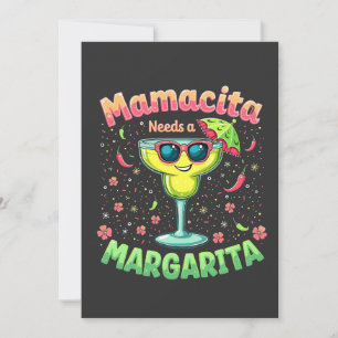 Carte De Remerciements Mamacita a besoin d'une Margarita Cinco De Mayo Pa