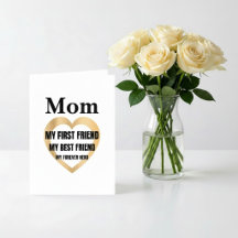 Maman Mon Premier Ami Cadeau Personnalisé