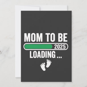 Carte De Remerciements Maman va charger 2025 Grossesse Maman Nouvel An