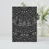 Carte De Remerciements Mandala (Debout devant)