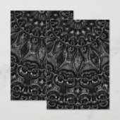 Carte De Remerciements Mandala (Devant / Derrière)