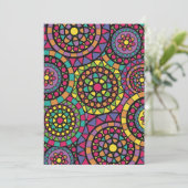 Carte De Remerciements Mandala (Debout devant)