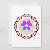 Carte De Remerciements mandala (Dos)