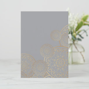 Carte De Remerciements Mandala 49 de luxe