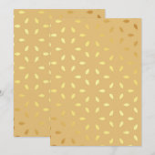 Carte De Remerciements Mandala 7 luxe (Devant / Derrière)