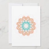 Carte De Remerciements mandala Sauter le dessin (Dos)