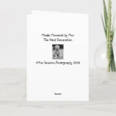 Carte De Remerciements Mangez le gâteau Anniversaire (Dos)