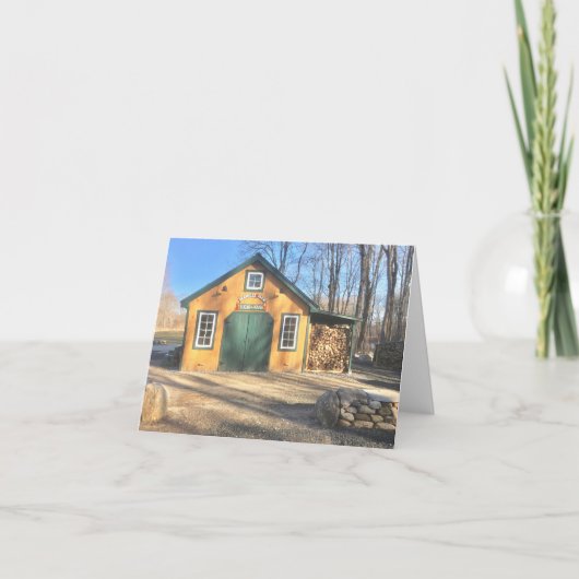 Carte De Remerciements Maple Sugar House (Devant)