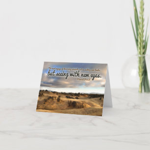 Carte De Remerciements Marcel Proust Citation Inspirationnelle "Nouveaux