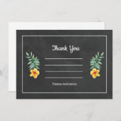 Carte de remerciements mariage (Devant / Derrière)