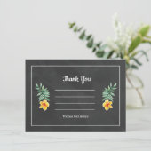 Carte de remerciements mariage (Debout devant)