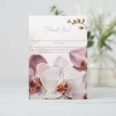 Carte de remerciements mariage (Debout devant)