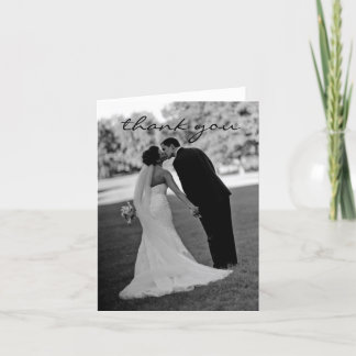 Carte de remerciements mariage