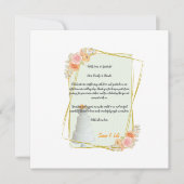 Carte de remerciements mariage (Devant)
