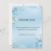 Carte de remerciements mariage (Devant)