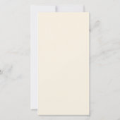 carte de remerciements mariage (Dos)