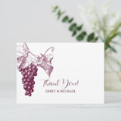 Carte de remerciements Mariage (Debout devant)