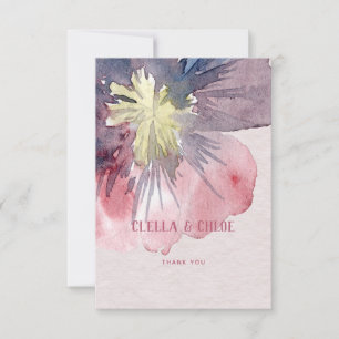 Carte de remerciements Mariage