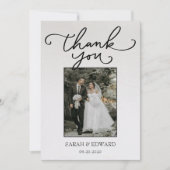 Carte De Remerciements Mariage (Devant)