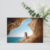 Carte De Remerciements Mariage (Debout devant)