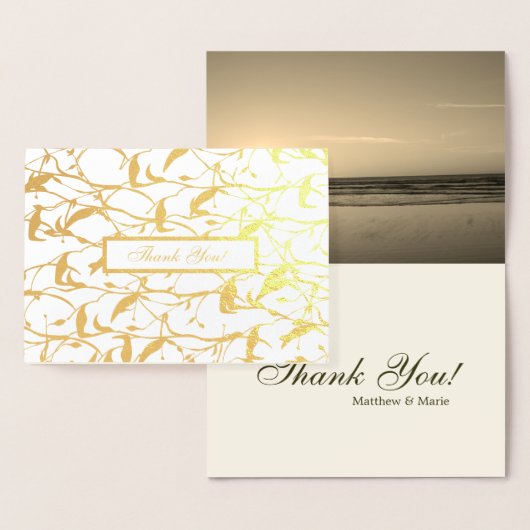 Carte de remerciements mariage (Affichage)