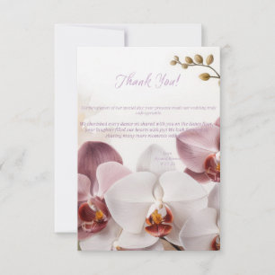 Carte de remerciements mariage