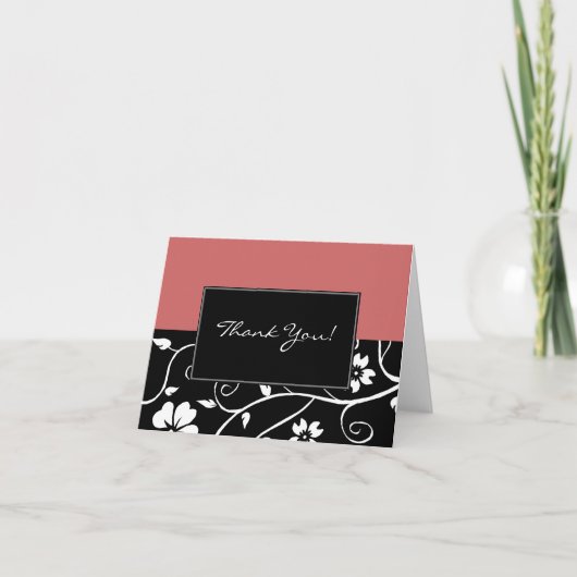 Carte de remerciements! -Mariage (Devant)