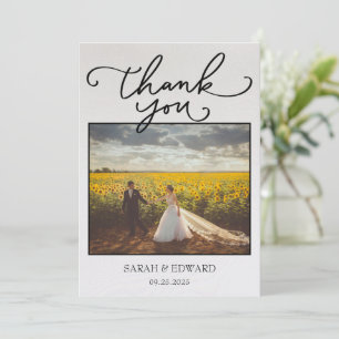 Carte De Remerciements Mariage