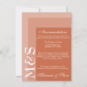 Carte De Remerciements Mariage à l'écriture simple Terracotta